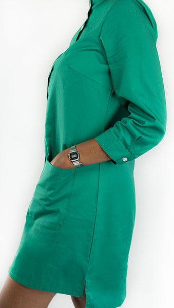 Dhaka Boyfriend Shirt Emerald