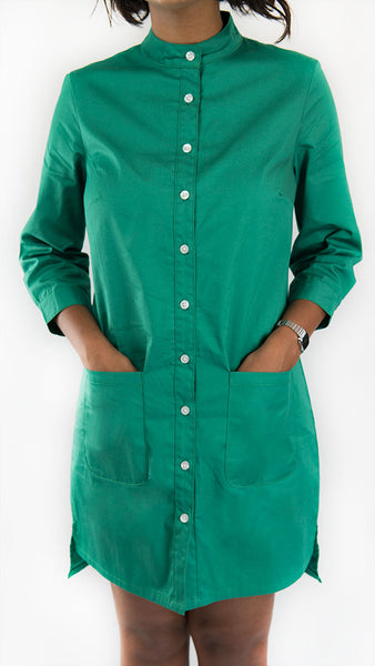 Dhaka Boyfriend Shirt Emerald