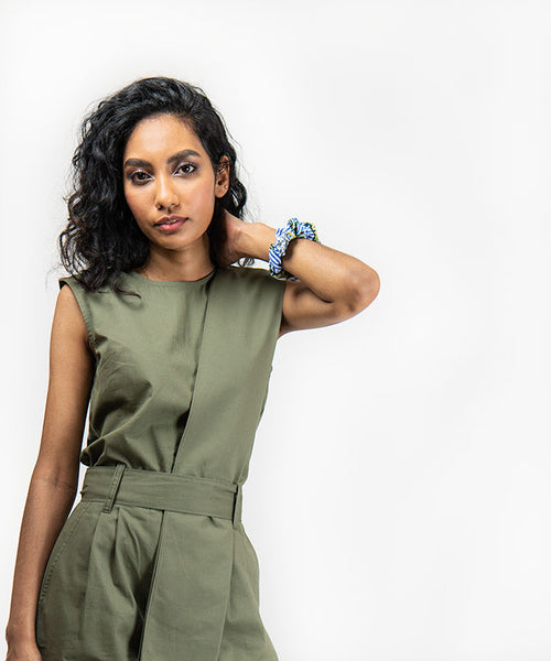 Dhaka Jumpsuit Olive
