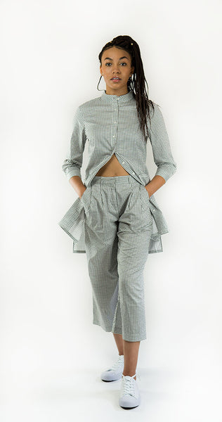 Dhaka Boyfriend Shirt Check Print